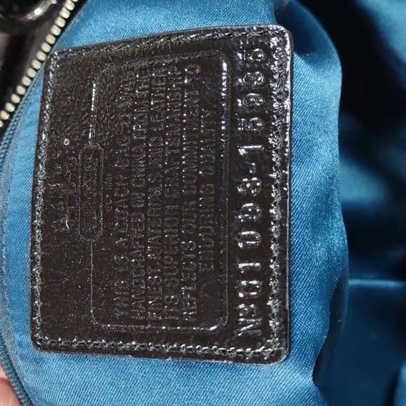 Coach "Madison" Optic Jaquard Satchel/Shoulder Bag - Picture 9 of 13